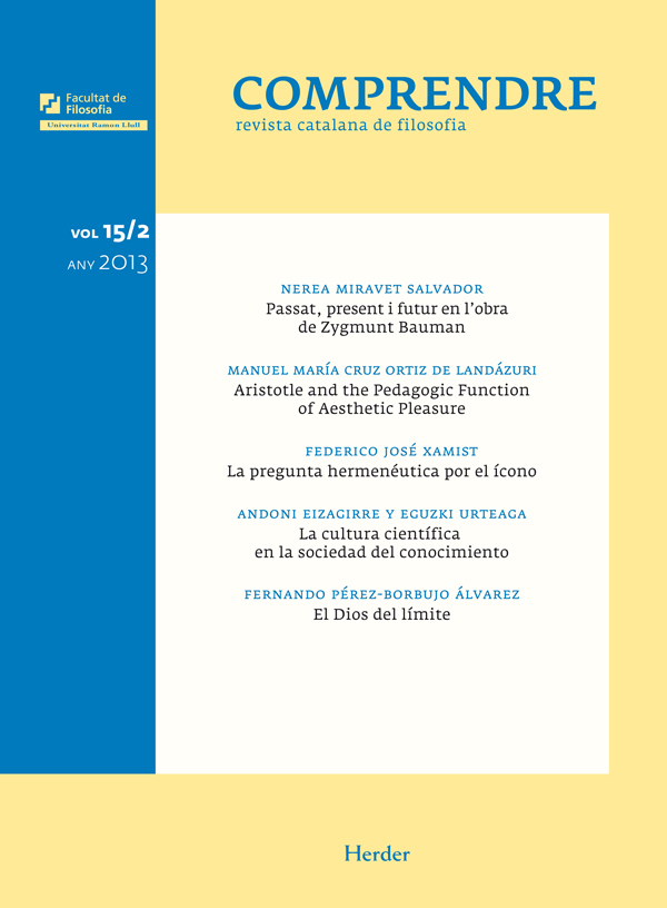 Participación de Fernando Pérez-Borbujo en la Revista Comprendre